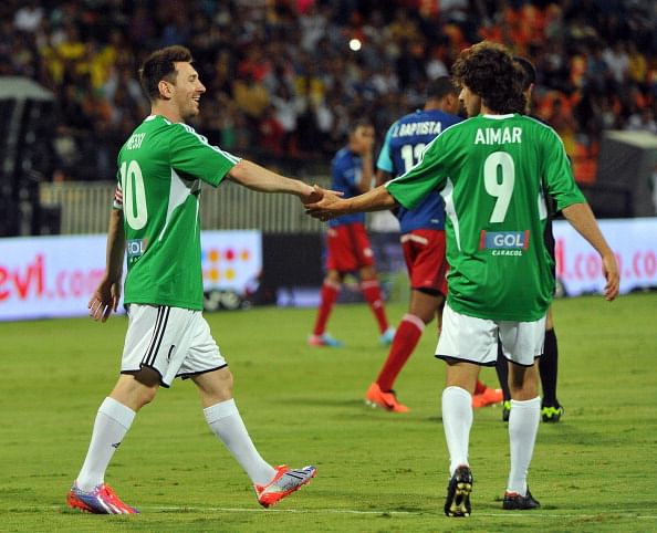 Compatriot Pablo Aimar is Lionel Messi's idol